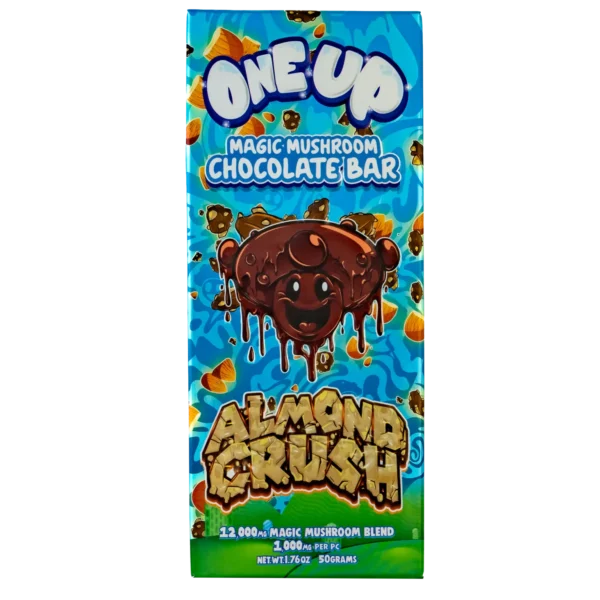 Almond Crush Mushroom Chocolate Bar