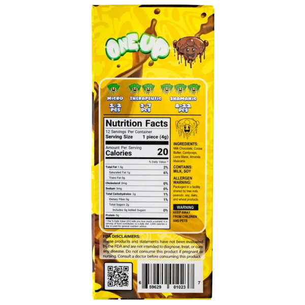Chocolate Milk Mushroom Chocolate Bar - Image 2