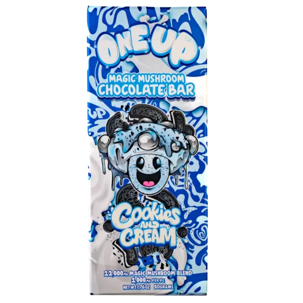 Cookies and Cream Mushroom Chocolate Bar