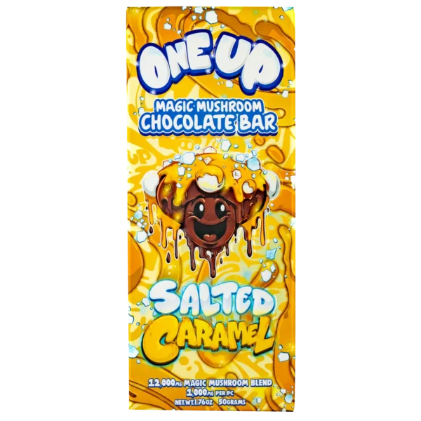 Salted Caramel Mushroom Chocolate Bar
