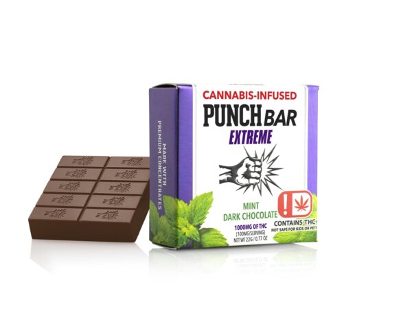 Dark Chocolate Mint Extreme PunchBar 1,000mg (OK)
